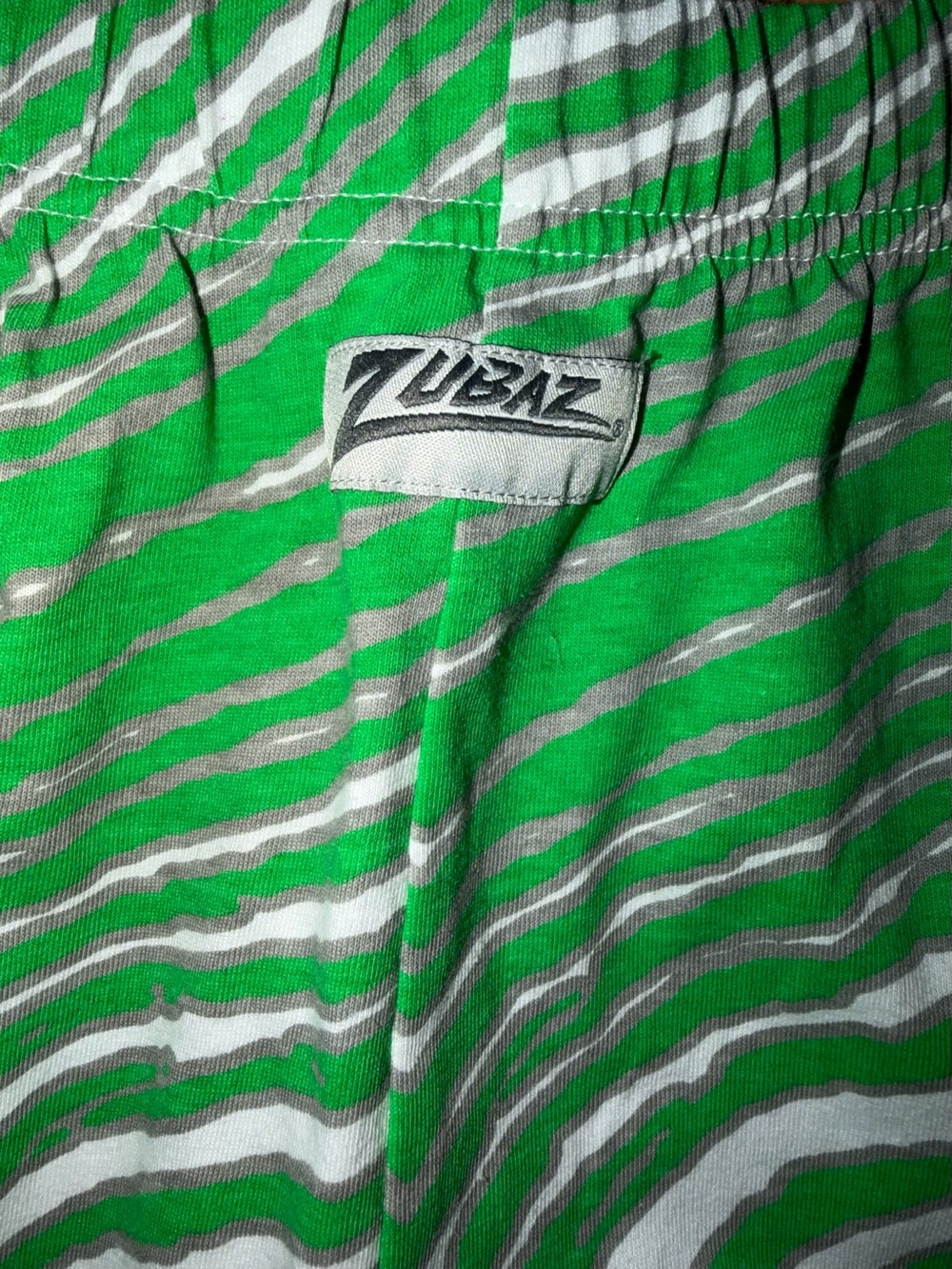 NFL Team Philadelphia Eagles Zubaz Pants Striped Green Pockets Men’s XXL - Picture 4 of 8